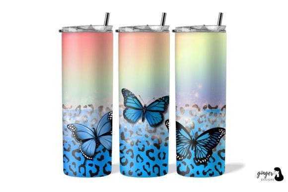 Download Butterfly 20oz Skinny Tumbler Wraps - Skinny tumbler wrap Collection