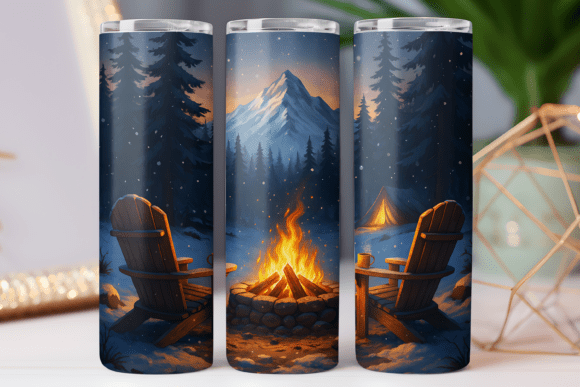 Download Camping Tumbler Wrap Skinny Design 20oz - Camping tumbler wrap Collection